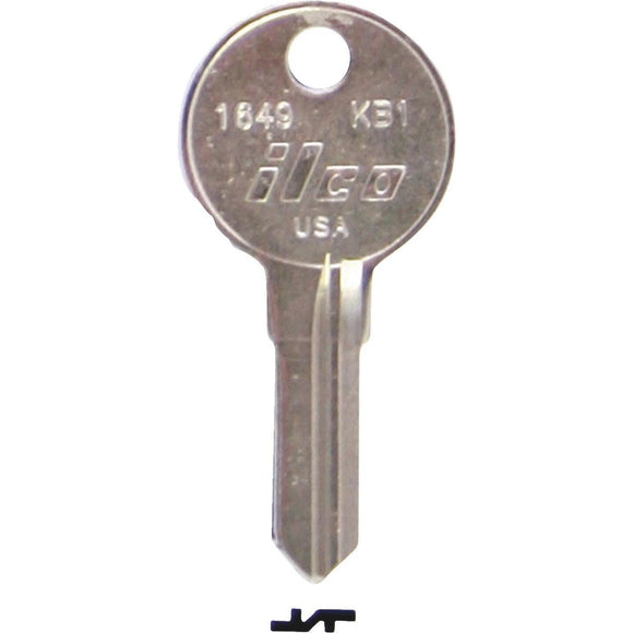 ILCO Kimball Nickel Plated File Cabinet Key, KB1 (10-Pack)