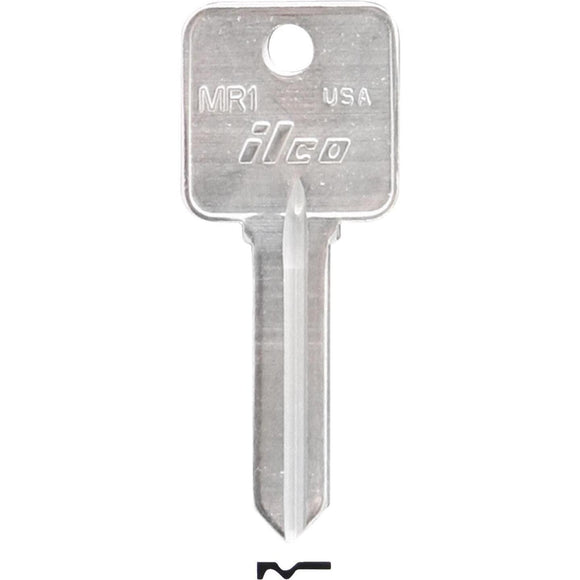 ILCO Rosseau Nickel Plated File Cabinet Key, MR1 (10-Pack)