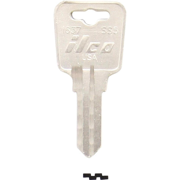 ILCO Sentry Nickel Plated Safe Key, SS5 (10-Pack)