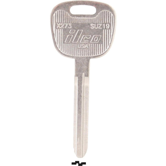 ILCO Suzuki Nickel Plated Automotive Key, SUZ19 (10-Pack)