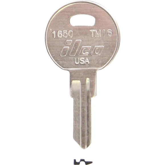 ILCO Trimark Nickel Plated Toolbox Key, TM16 (10-Pack)