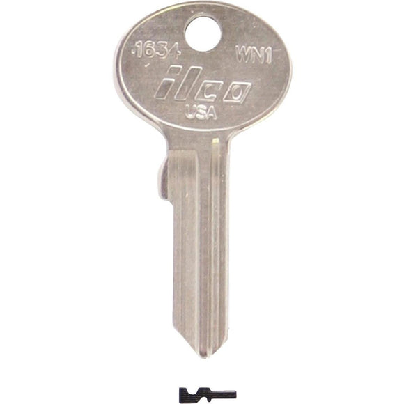 ILCO Wind Nickel Plated Mailbox Key, (10-Pack)