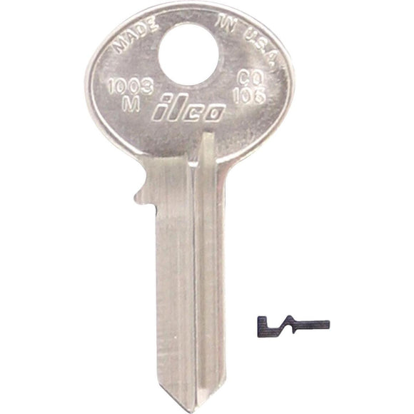ILCO Corbin Nickel Plated Mailbox Key, (10-Pack)