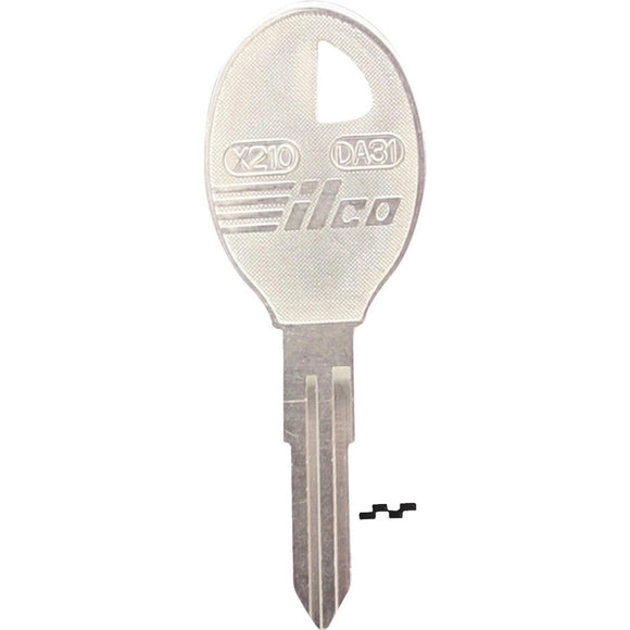 ILCO Nissan Nickel Plated Automotive Key, DA31 (10-Pack)