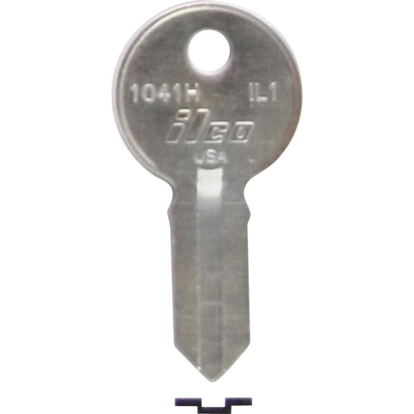 ILCO Illinois Nickel Plated File Cabinet Key, IL1 (10-Pack)