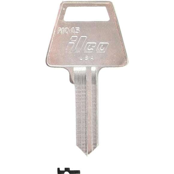 ILCO American Nickel Plated Padlock Key, A1045 (10-Pack)