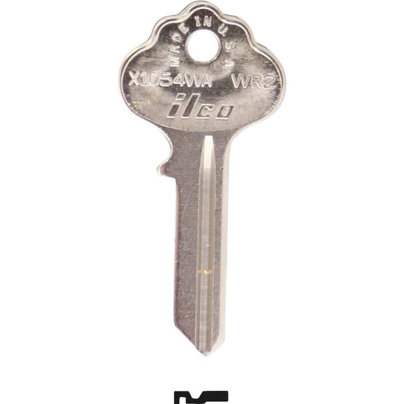 ILCO Weiser Nickel Plated House Key, WR2 (10-Pack)