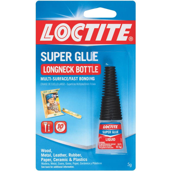 LOCTITE 0.18 Oz. Liquid Super Glue with Longneck Bottle