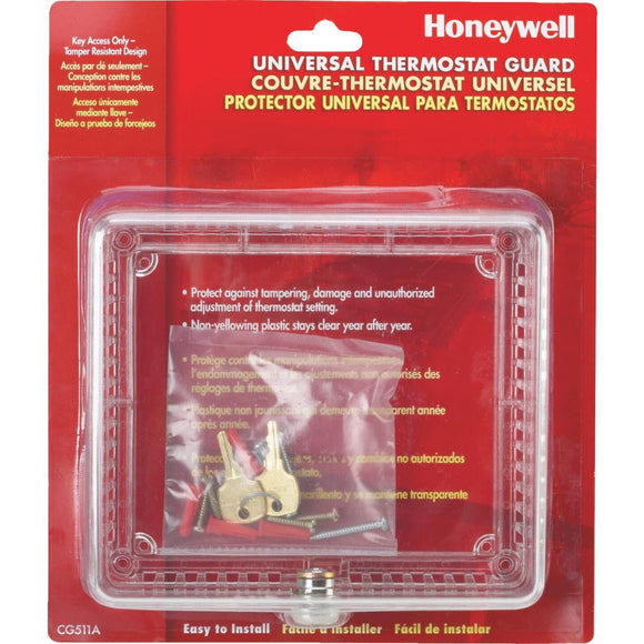 Honeywell Clear 7-1/2 In. 6-1/2 In. Thermostat Guard
