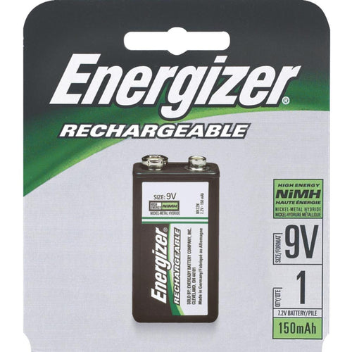 Energizer Recharge 9V NiMH Rechargeable Battery