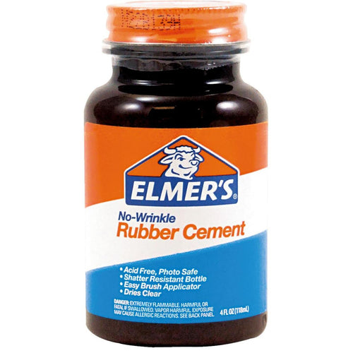 Elmer's 4 Oz. Rubber Cement Adhesive