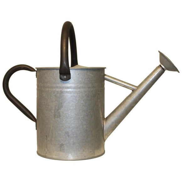 AGED GALVANIZED WATERING CAN